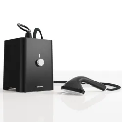 SteamOne SteamCube close up, met handvat